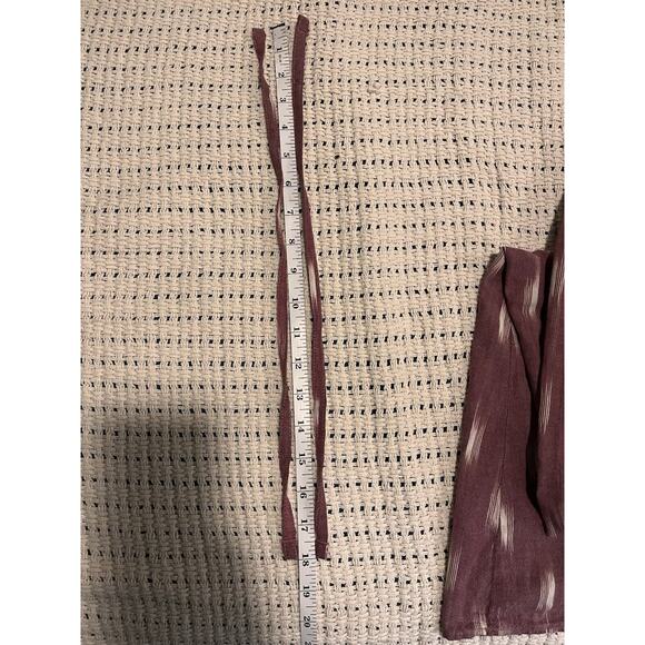 Kavu Large Long Maxi Dress With POCKETS Rusty Red Geometric Print - Picture 10 of 16